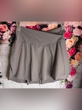 HALARA Gray Skirted Active Skort